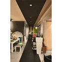 SLV recessed ceiling ring NEW TRIA® 95 square, black