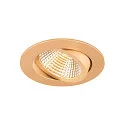 SLV recessed ceiling ring NEW TRIA® 95 round, rose gold