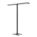 SLV floor lamp WORKLIGHT PRO IP20, black dimmable