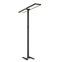SLV floor lamp WORKLIGHT PRO IP20, black dimmable