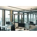 SLV floor lamp WORKLIGHT PRO IP20, black dimmable