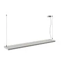 SLV pendant luminaire WORKLIGHT PRO up / down, DALI controllable, UGR < 19 IP20, grey dimmable