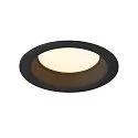 SLV cover DOWNLIGHT V 100 slightly recessed, black