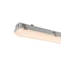 SLV damp-proof luminaire WATERPROOF V 1500 ON-OFF impact resistant, switchable IP66, grey 