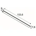 SLV damp-proof luminaire WATERPROOF V 1500 ON-OFF impact resistant, switchable IP66, grey 