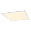 SLV ceiling luminaire PANEL V 625 ON-OFF CCT Switch, switchable IP54 / IP40, white, lacquered 