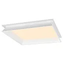 SLV ceiling luminaire PANEL V 625 ON-OFF CCT Switch, switchable IP54 / IP40, white, lacquered 