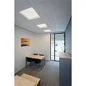 SLV ceiling luminaire PANEL V 600 ON-OFF CCT Switch, UGR < 19, switchable IP54 / IP40, white, lacquered 