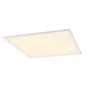 SLV ceiling luminaire PANEL V 625 DALI DALI controllable, CCT Switch, UGR < 19 IP54 / IP40, white, lacquered dimmable