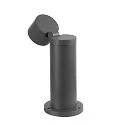 SLV socket luminaire R-CUBE 35 round, CCT Switch, cardanic swivelling IP65, anthracite dimmable