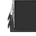 ceiling recessed luminaire KADUX DOUBLE square IP20, black dimmable