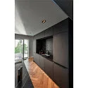 ceiling recessed luminaire KADUX DOUBLE square IP20, black dimmable