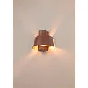outdoor wall luminaire PHOTONI half round, conical E27 IP65