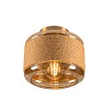 SLV wall and ceiling luminaire PANTILO ROPE 19 cylindrical E27 IP20, gold dimmable