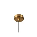 SLV pendant luminaire PANTILO ROPE 27 E27 IP20, gold dimmable