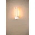 SLV wall luminaire LYGANT SINGLE IP44, white