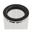 SLV wall luminaire LYGANT DOUBLE IP44, black