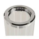 SLV wall luminaire LYGANT DOUBLE IP44, chrome