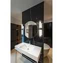SLV wall luminaire LYGANT DOUBLE IP44, chrome