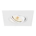 recessed ceiling ring NEW TRIA® 75 XL square, black