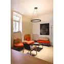 SLV pendant luminaire ONE CUBE UP/DOWN IP20, black dimmable