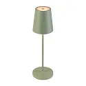 battery table lamp VINOLINA TWO 3-CCT 3-fold, CCT Switch, with touch dimmer, conical, with charging station IP65