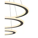 pendant luminaire ONE FLAT TRIPLE IP20, black dimmable