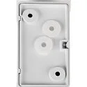 SLV outdoor wall luminaire MODELA UP/DOWN up / down, impact resistant IP65, white matt dimmable