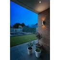 SLV outdoor wall luminaire MODELA UP/DOWN up / down, impact resistant IP65, white matt dimmable