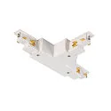 3-phase T-connector S-TRACK PHASE & DALI surface-mounted version, DALI controllable, earth right, codable, white
