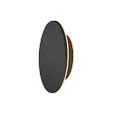 SLV outdoor wall luminaire D-RING M PHASE IP65, black dimmable