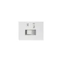 SLV outdoor wall luminaire D-RING M PHASE IP65, white dimmable