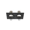 ring NEW TRIA® 155 2 flames, built-in version, black