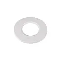 cover UNIVERSAL DOWNLIGHT IP65 round, rigid, closed, airtight, white