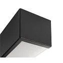SLV wall luminaire CHROMBO - PHASE square IP20, black dimmable