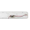SLV damp-proof luminaire WATERPROOF V 600 ON-OFF CCT Switch, switchable, multipower, wired through IP66, grey 