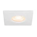 SLV cover UNIVERSAL DOWNLIGHT IP65 square, rigid, closed, airtight, white