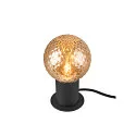 SLV table lamp VARYT round, without shade E14, black dimmable