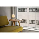 SLV table lamp VARYT round, without shade E14, white dimmable