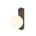 SLV wall luminaire SUN - PHASE square G9 IP20, black dimmable
