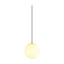 pendant luminaire SUN 30 with open cable, ball shaped E27 IP20, dimmable