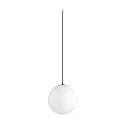 SLV pendant luminaire SUN 30 with open cable, ball shaped E27 IP20, dimmable