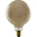 Segula LED lamp GLOBE 125 2X SLANTING SOFT CURVE - SMOKEY - PHASE G125 matt E27 8W 400lm 1900K 330° CRI 90-100 dimmable