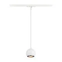 SLV 1-phase pendant luminaire LIGHT EYE® 90 GU10 IP20, white dimmable