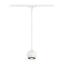 SLV 1-phase pendant luminaire LIGHT EYE® 90 GU10 IP20, white dimmable