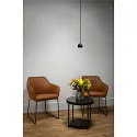 3-phase pendant luminaire LIGHT EYE® 90 down, ball shaped GU10 IP20, black matt dimmable