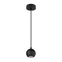 SLV pendant luminaire LIGHT EYE® 90 GU10 IP20, black dimmable