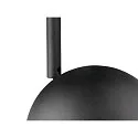 SLV 3-phase spot LIGHT EYE® 150 swivelling, rotatable, ball shaped GU10 IP20, black matt dimmable