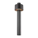 outdoor floor lamp PHOTONI CYL POLE 75 cylindrical, impact resistant E27 IP65, black matt dimmable