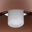 SLV outdoor ceiling luminaire PHOTONI CYL cylindrical, with spacer E27 IP65, rust dimmable